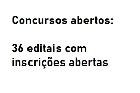 Capa: Concursos Abertos: Baixe Editais e Garanta Vagas 2024!