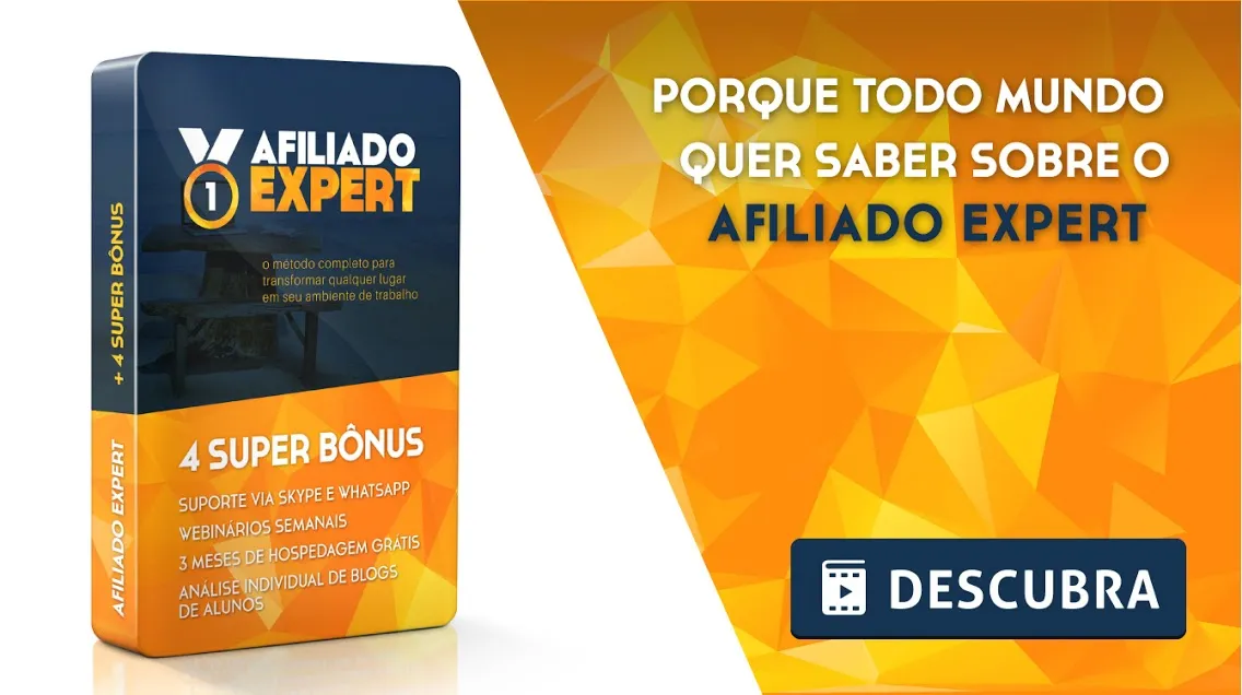 Capa: Afiliado Expert: Baixar Curso Completo Para Negócio Online Rentável