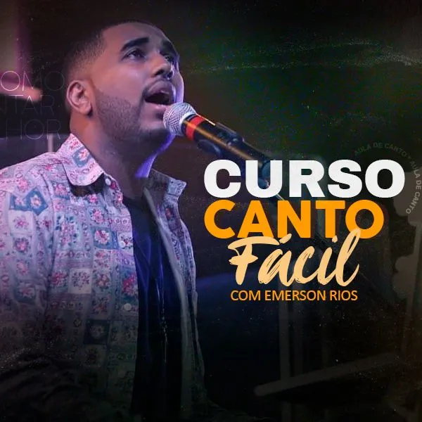 Capa: Baixar Curso Canto Fácil: Domine Sua Voz Agora!