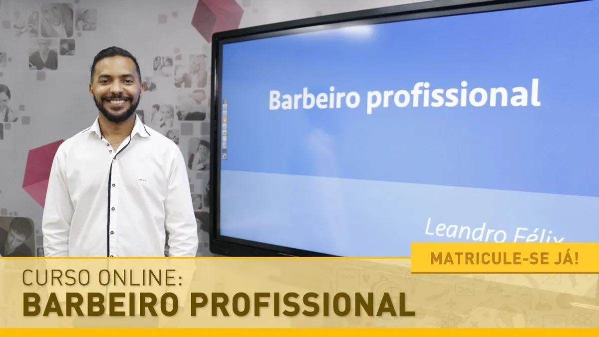 Capa: Barbeiro Profissional Leandro Felix: Baixar Curso Completo!