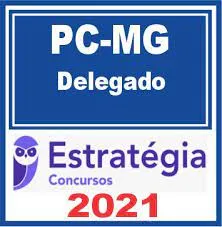 Capa: PC MG Delegado: Baixar Estratégia 2021 Completa