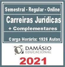 Capa: Baixar Damásio Carreiras Jurídicas + Complementar: Curso 2021