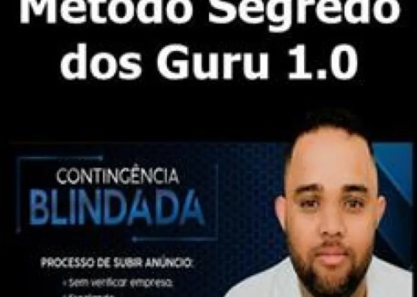 Capa: Método Segredo dos Gurus 1.0 Jhon Deyvid: Baixar Agora!