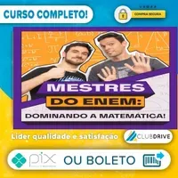 Capa: Mestres do Enem Download: Matemática 20h com Umberto Mannarino