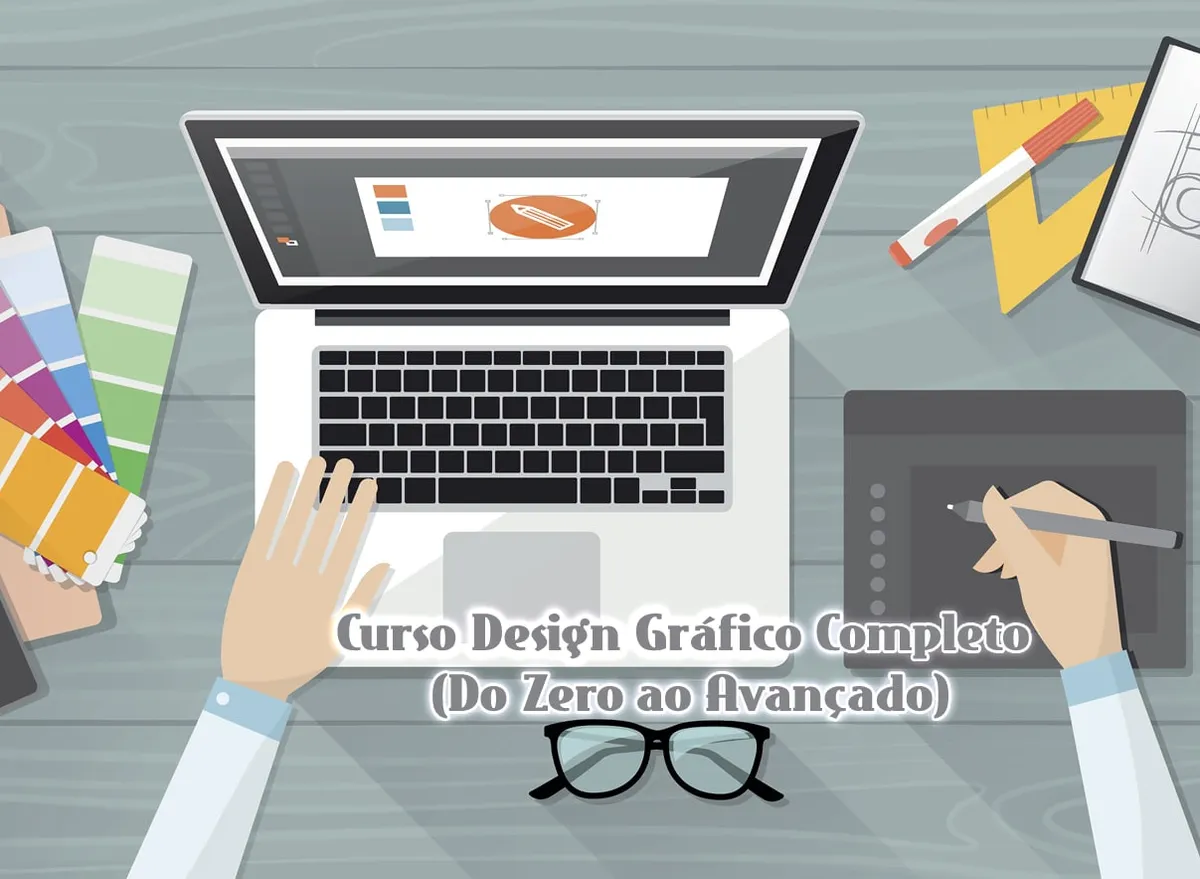 Capa: Curso Design Gráfico Udemy Download | Domine a Arte Digital
