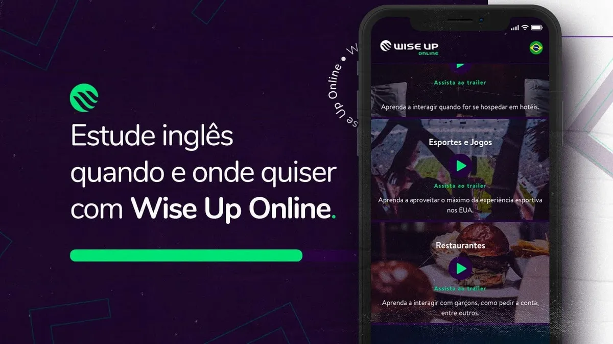 Capa: Curso Inglês Wise Up: Baixar e Dominar o Idioma!