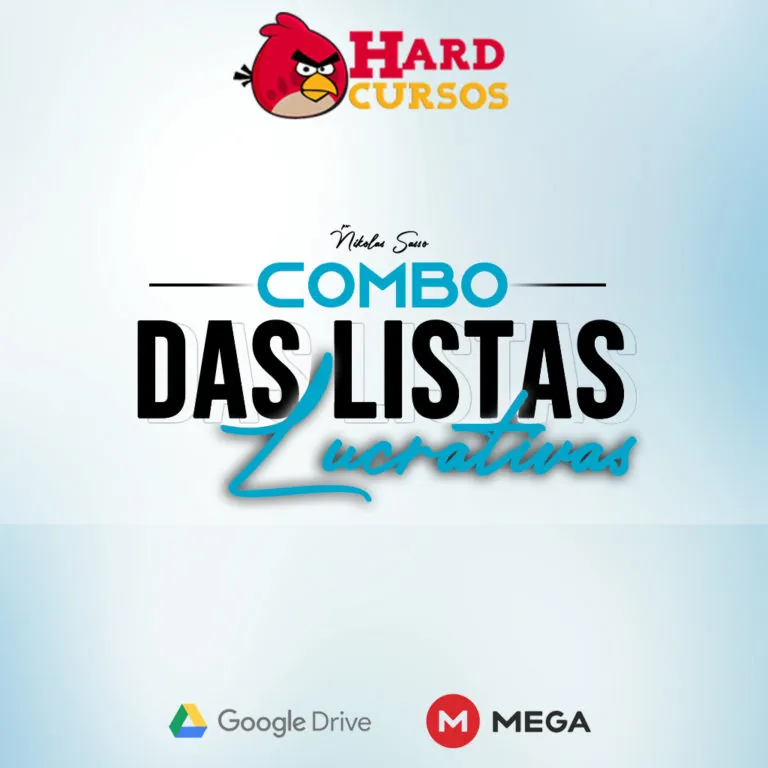 Capa: Listas Lucrativas Nikolas Sasso: Baixar Curso Completo!