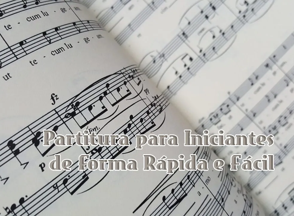 Capa: Partitura para Iniciantes: Baixar Curso Gabriel Felix Rápido