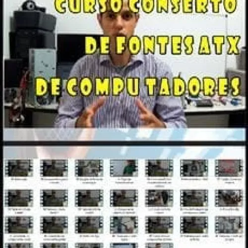 Capa: Download Conserto Fontes ATX André Cisp: Curso Completo!