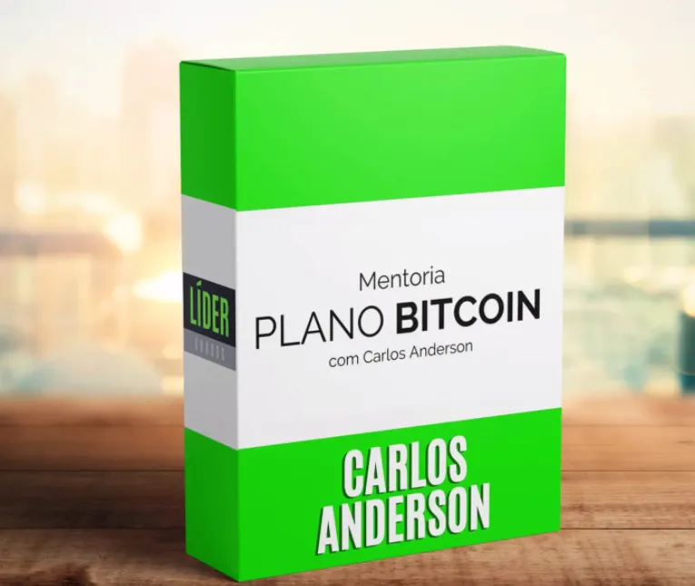 Capa: Plano Bitcoin Carlos Anderson: Baixe Agora o Curso Completo!