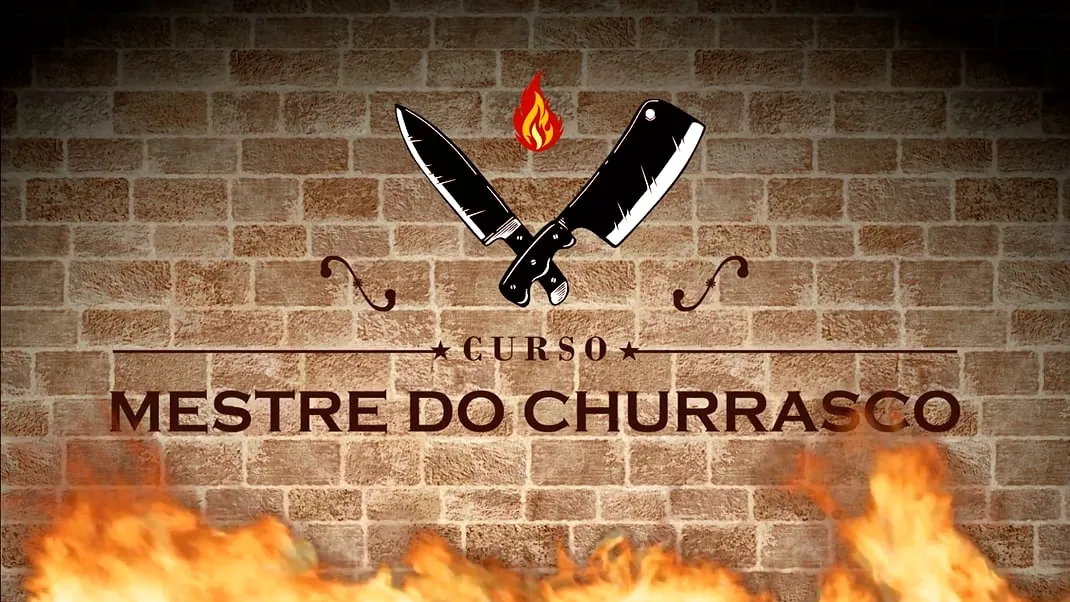 Capa: Mestre do Churrasco: Baixe Agora o Curso Completo!