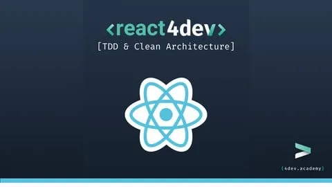 Capa: Baixar Curso ReactJS, Hooks, Recoil, TDD por Rodrigo Manguinho