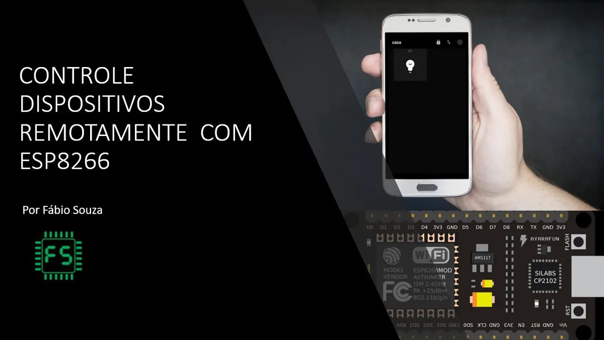 Capa: Baixar Curso ESP8266: Controle Total IoT em 2020