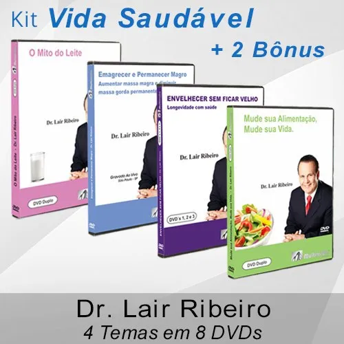 Capa: Baixar Kit Vida Saudável Lair Ribeiro Completo 2015