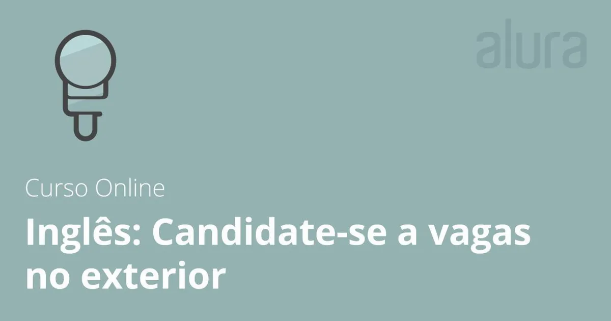 Capa: Inglês Alura: Baixar Curso Completo Marketing Pessoal Agora!
