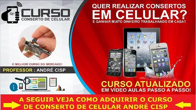Capa: Curso Manutenção Celular André Cisp: Download Completo 2018