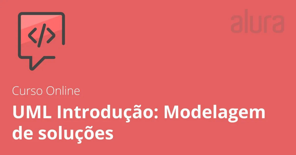 Capa: UML Modelagem de Soluções Alura Download Direto