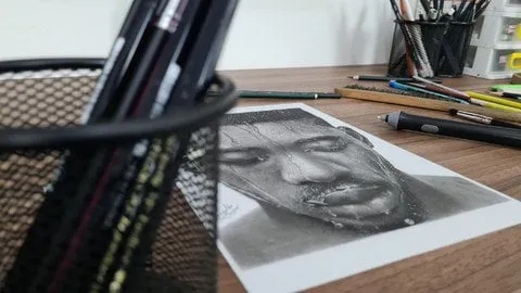 Capa: Baixar Curso Desenho Realista Reginaldo Borges: Domine do Zero!