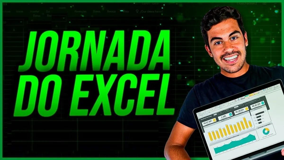 Capa: Jornada do Excel: Baixar Curso Completo + Dashboard Impressionante