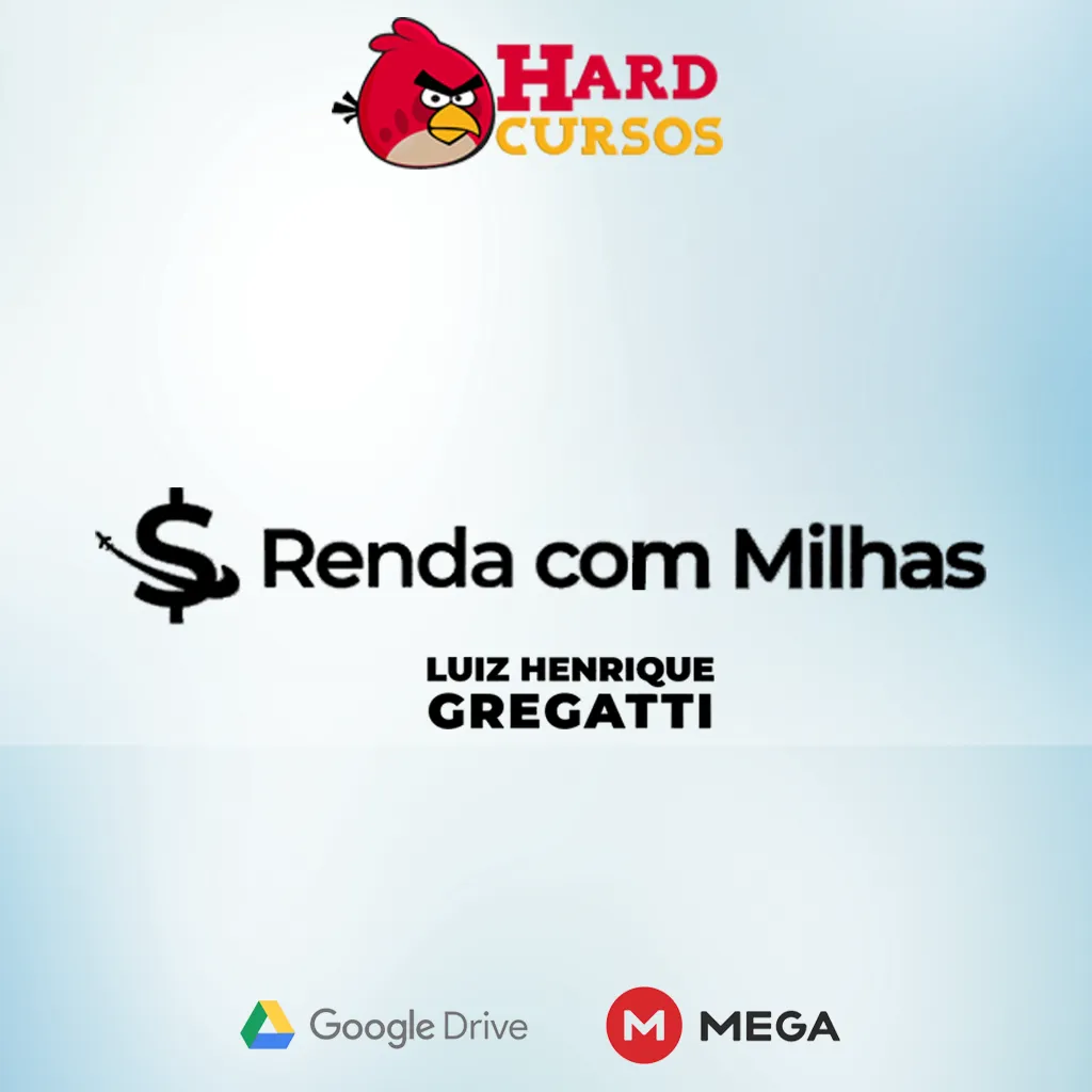 Capa: Renda com Milhas Luiz Gregatti: Download Rápido e Seguro