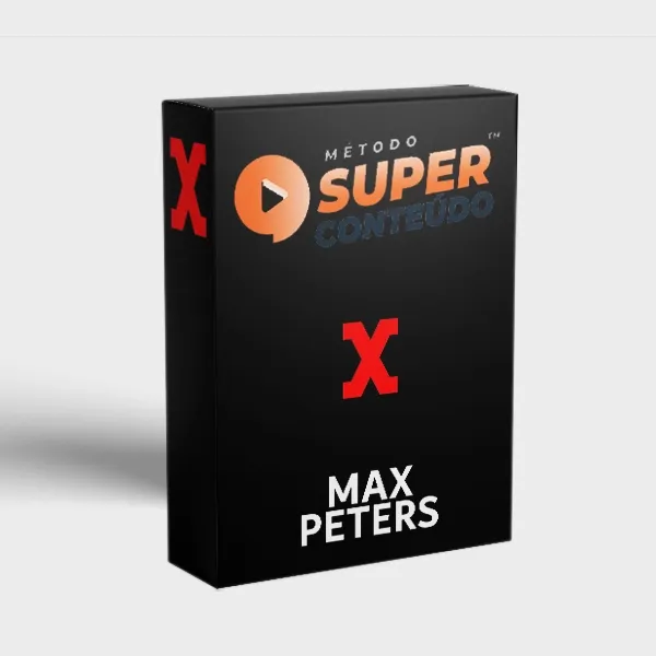 Capa: Método Super Conteúdo Max Peter: Baixar e Dominar Vendas Online