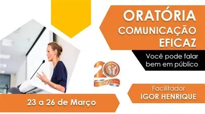 Capa: Baixar Comunicação e Oratória Conquer Online: Curso Completo