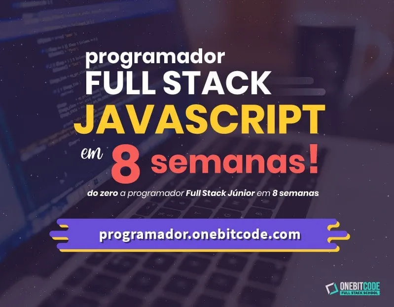 Capa: Baixar Curso Programador FullStack Javascript em 8 Semanas – OneBitCode