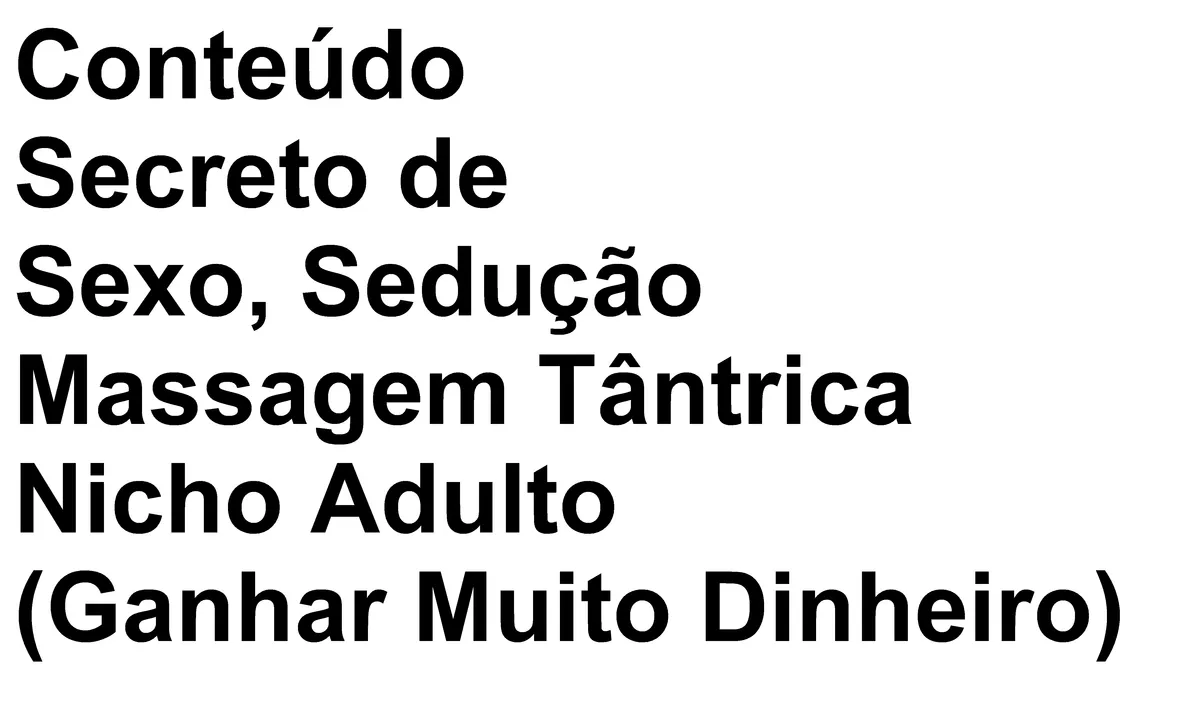Capa: Baixar Conteúdo Secreto: Sedução, Tantra e Mais