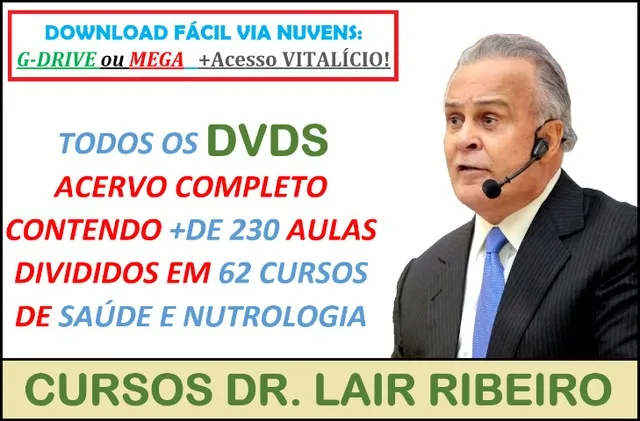 Capa: Baixar Cursos Dr Lair Ribeiro: Todos os Cursos e DVDs em Acesso Rápido