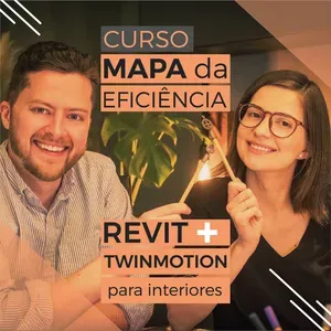 Capa: Baixar Mapa da Eficiência Revit Twinmotion: Projeto de Interiores Completo