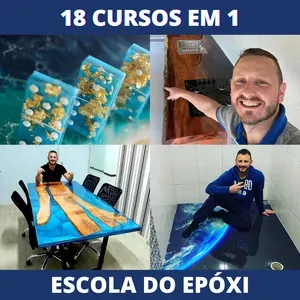 Capa: Baixe Escola do Epóxi JA Training: Domine Resinas | Download 2022