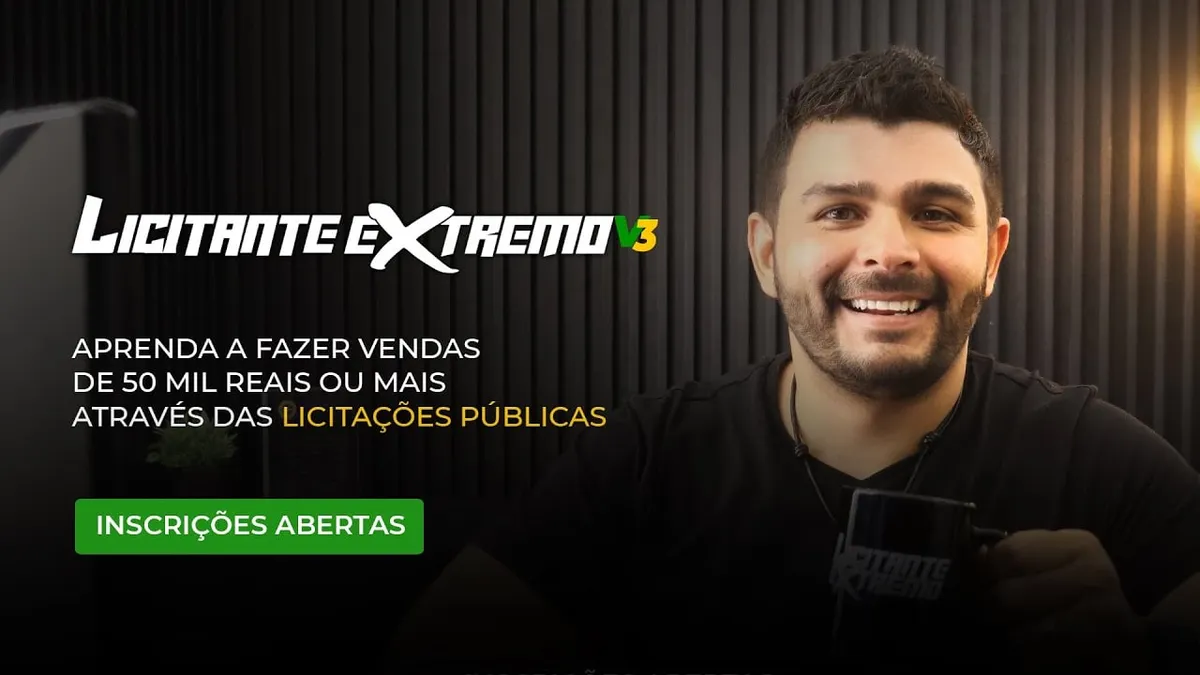 Capa: Licitante Extremo 4.0 2022: Baixar Curso Rodolpho dos Anjos Completo