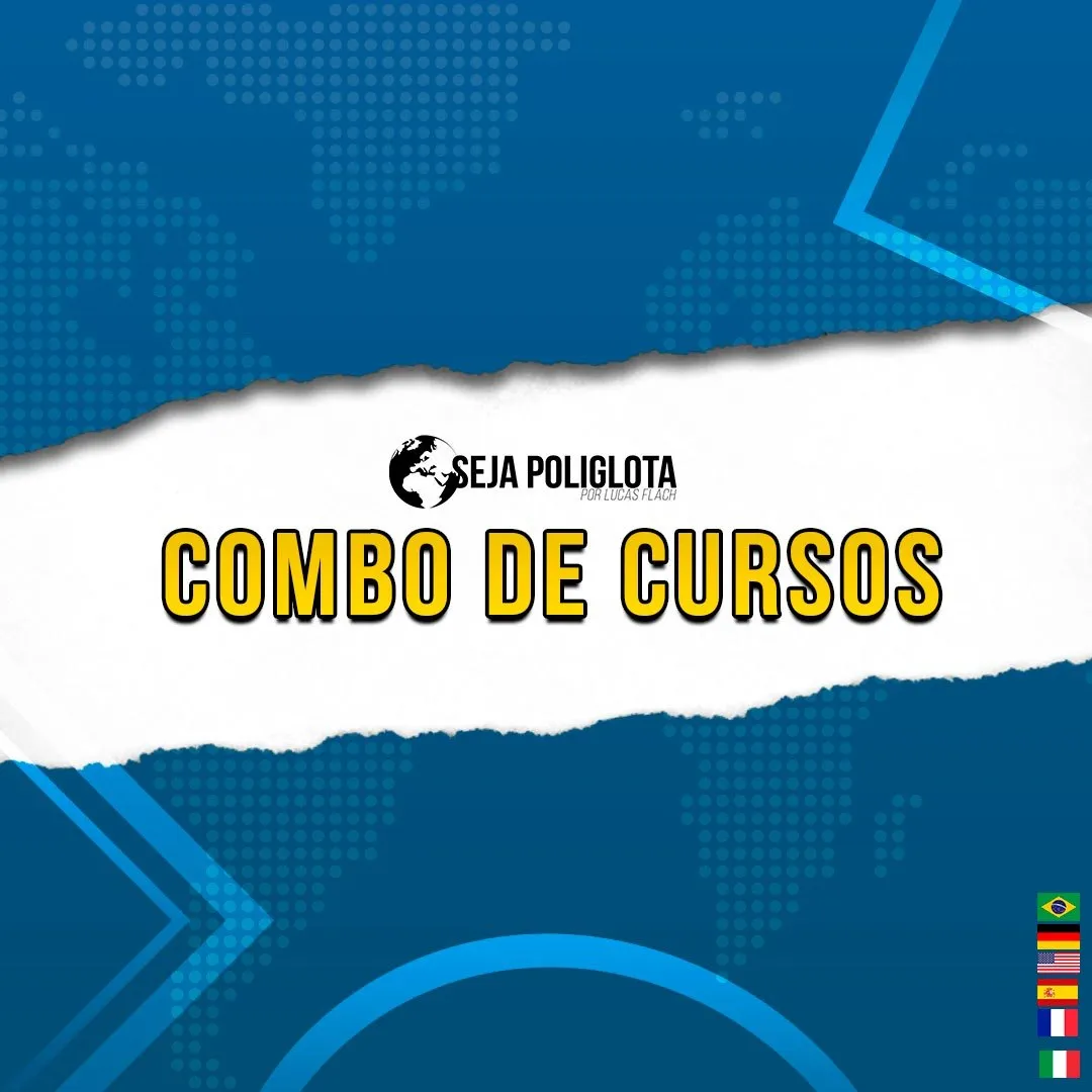 Capa: Combo Seja Poliglota Lucas Flach: Baixar Curso Completo 2024