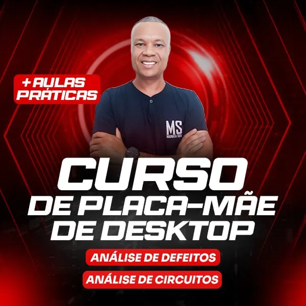 Capa: Curso Reparo Placa Mãe Desktop Magnata Silva: Baixar Agora!