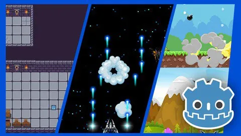 Capa: Baixar Godot 3.2: Crie Jogos Incríveis – Curso Completo