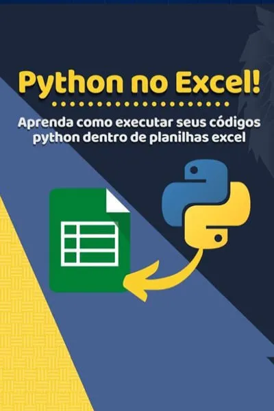Capa: Python RPA Excel: Baixar Curso Completo Automação Processos