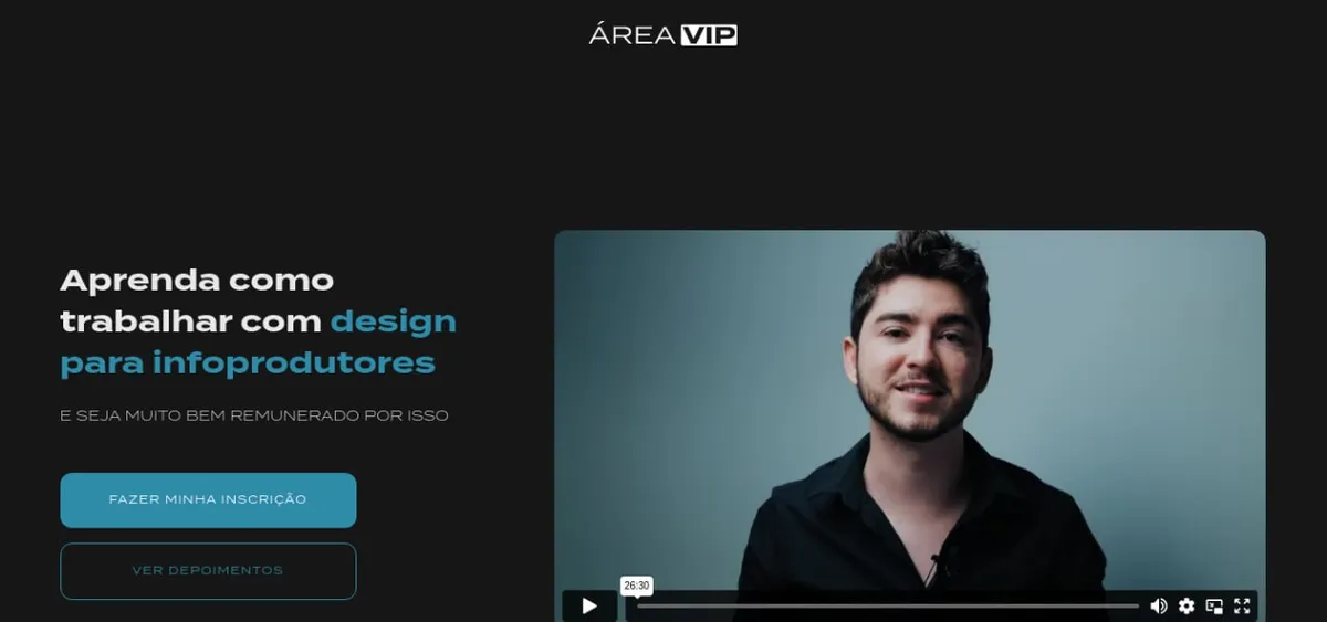 Capa: Baixar Curso Área VIP Andre Amaral: Design Lucrativo Rápido