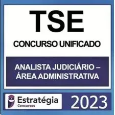 Capa: TSE TJAA Unificado 2023: Baixar Curso Técnico Judiciário Administrativo
