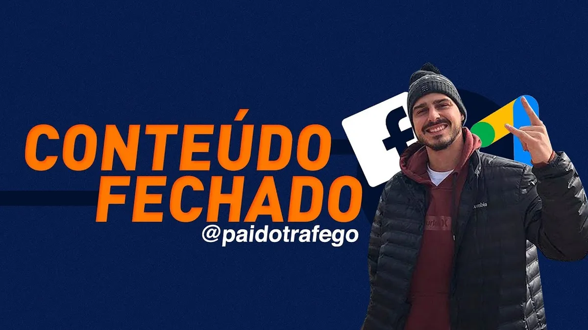 Capa: Curso Tráfego Pago: Baixar Estratégias de Alta Conversão