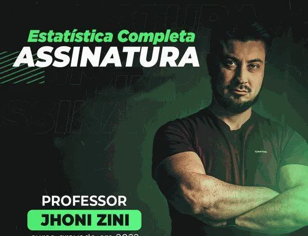Capa: Baixar Estatística para Concursos Jhoni Zini: 54h PDF