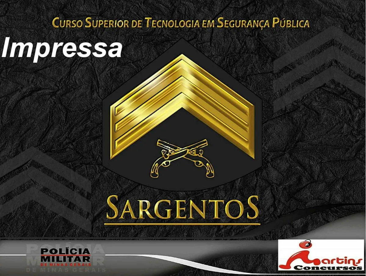 Capa: CFS PMMG 2022: Baixe o Curso de Formação de Sargento Magistral