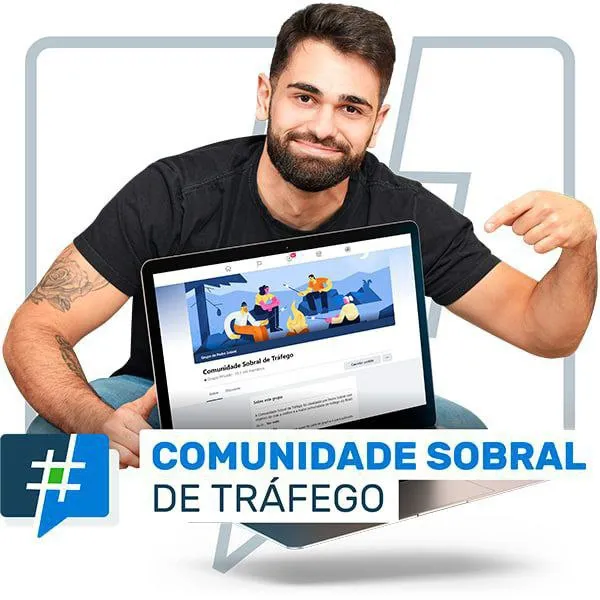 Capa: Comunidade Sobral de Tráfego: Baixar Curso Completo Agora!