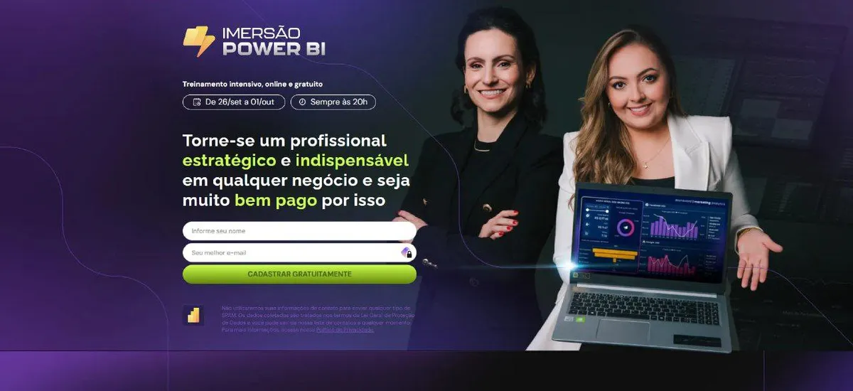 Capa: Download Imersão Power BI com Karine Lago | 5.4 GiB